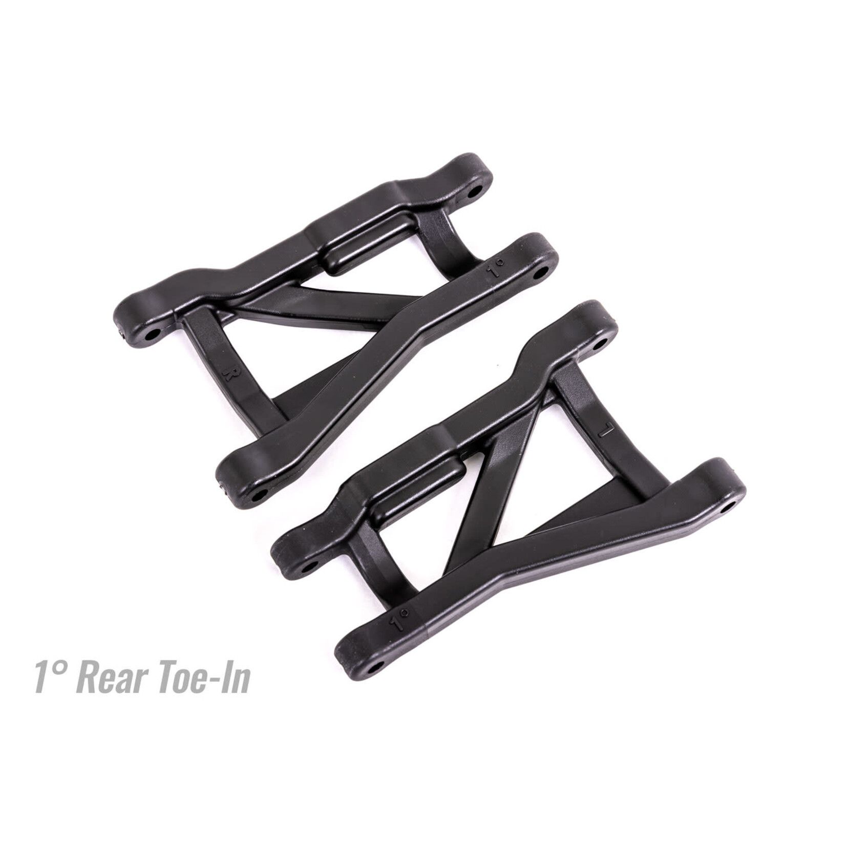 Traxxas TRA9431 Traxxas Drag Slash Rear Heavy Duty Suspension Arms (Black) (2) (1° Toe-In)