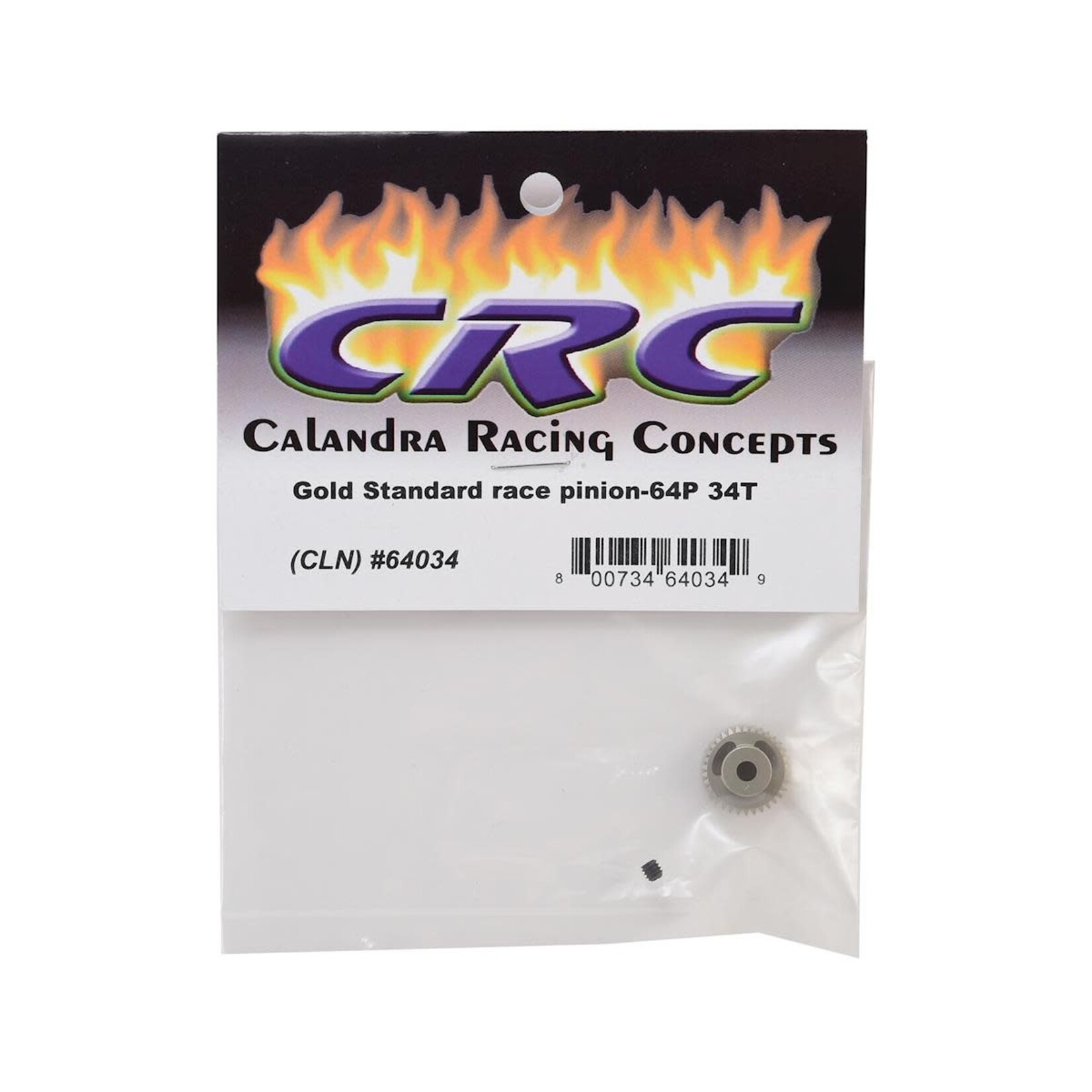 CLN CLN64034 CRC "Gold Standard" 64P Aluminum Pinion Gear (34T)
