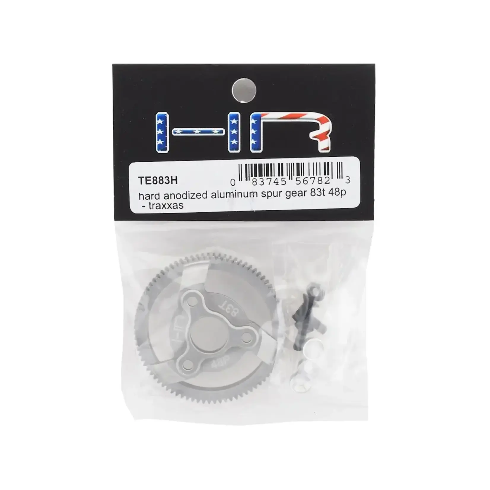 Hot Racing HRATE883H Hot Racing 48P Hard Anodized Aluminum Spur Gear for Traxxas 2WD (83T)