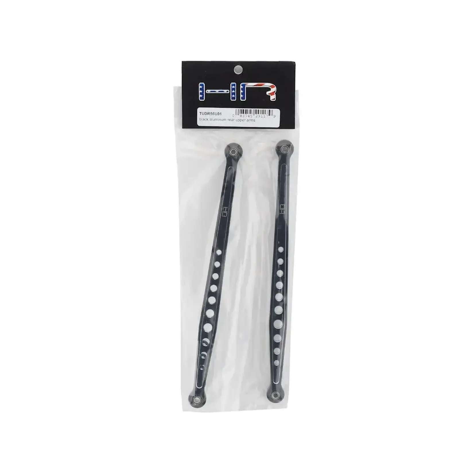 Hot Racing HRATUDR56U01 Hot Racing Aluminum Rear Upper Arms for Traxxas UDR (Black)