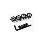 Hot Racing HRAWH17HS01 Hot Racing 12mm to 17mm Hex Hub Adapters (4) (6mm Offset) ##