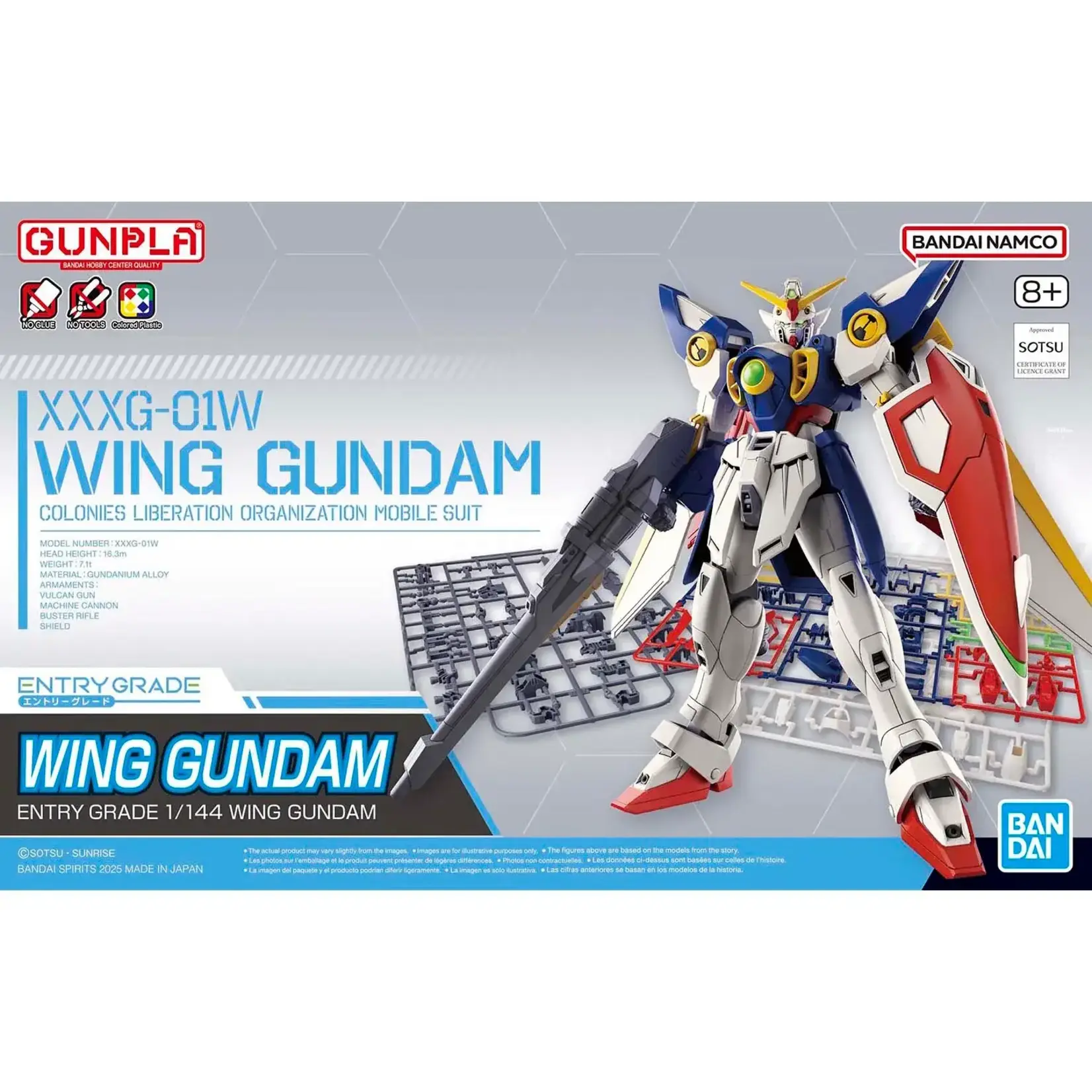 Bandai BAN2795248 Bandai EG 1/144 Wing Gundam "Mobile Suit Gundam Wing"