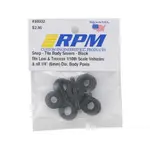 RPM RPM80332 RPM 1/4" Snap-Tite Body Savers for Traxxas Nitro Slash (Black) (5)