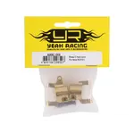 Yeah Racing YEA-AXSC-005 Yeah Racing Axial SCX10 II High Mass Brass Left & Right C-Hub Set (2)
