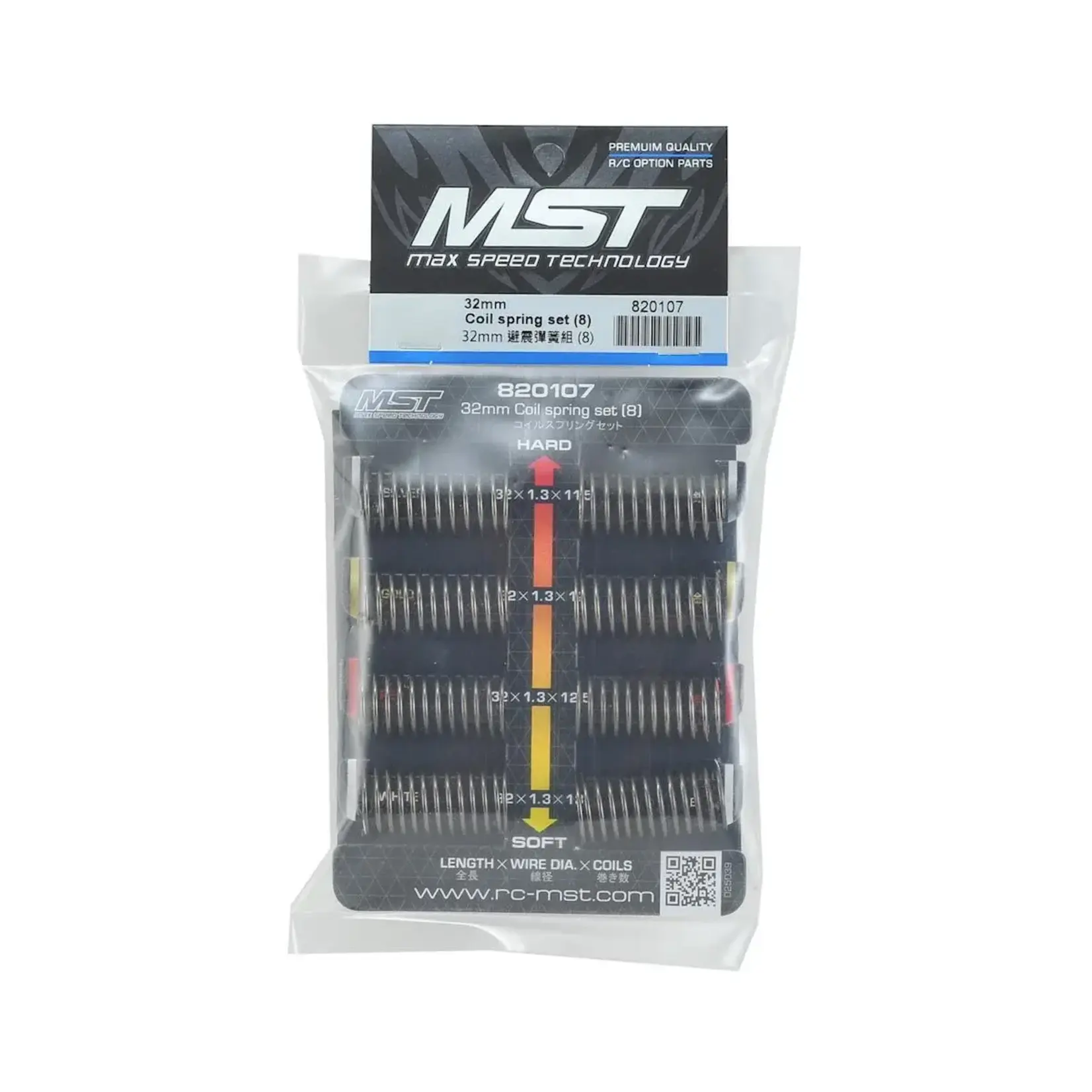 MST MXS-820107 MST 32mm Coil spring set (8) ##