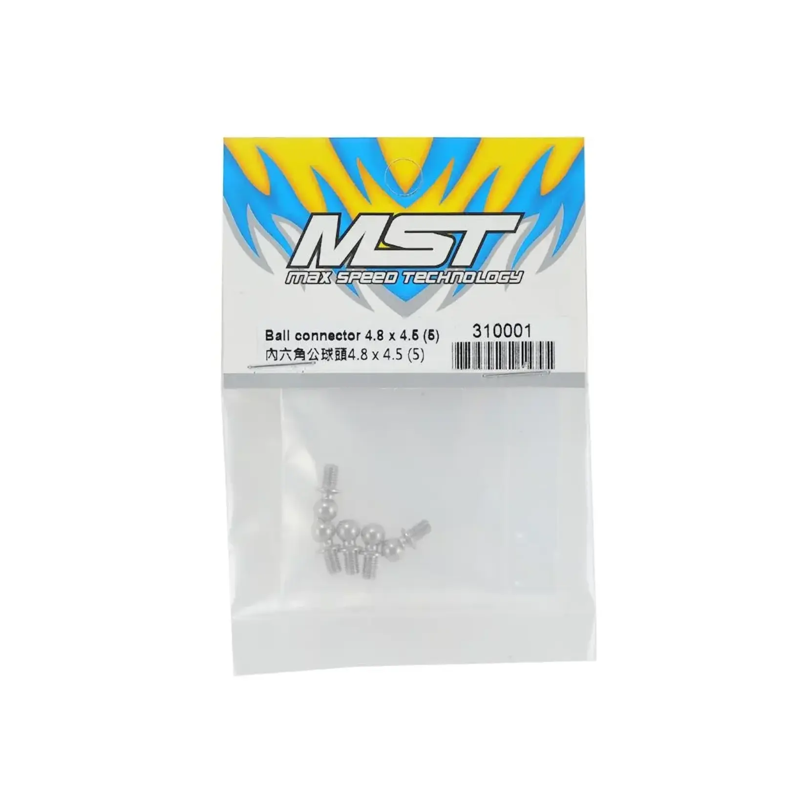 MST MXS-310001 MST Ball connector 4.8X4.5 (5) ##