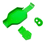 Racers Edge RCE7805G Racers Edge Authentic RC10T Chassis - Powdercoated in Retro Green