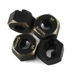 Samix SAMTRX4M-4063-5 Samix Brass Hex Adapters for Traxxas TRX-4M (5mm) (4) (1g)