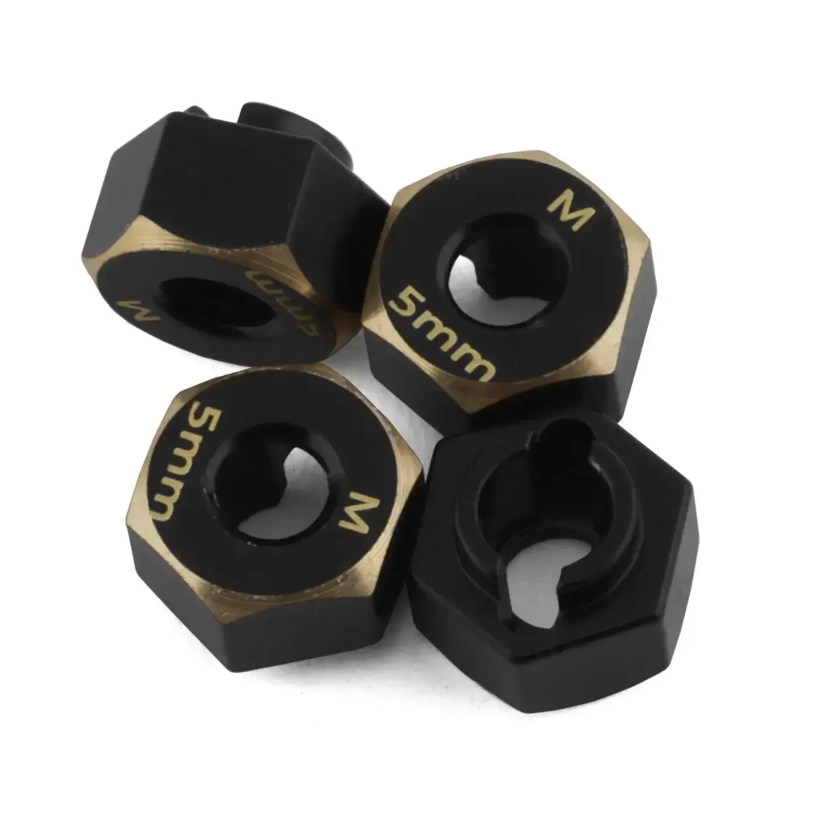 Samix SAMTRX4M-4063-5 Samix Brass Hex Adapters for Traxxas TRX-4M (5mm) (4) (1g)