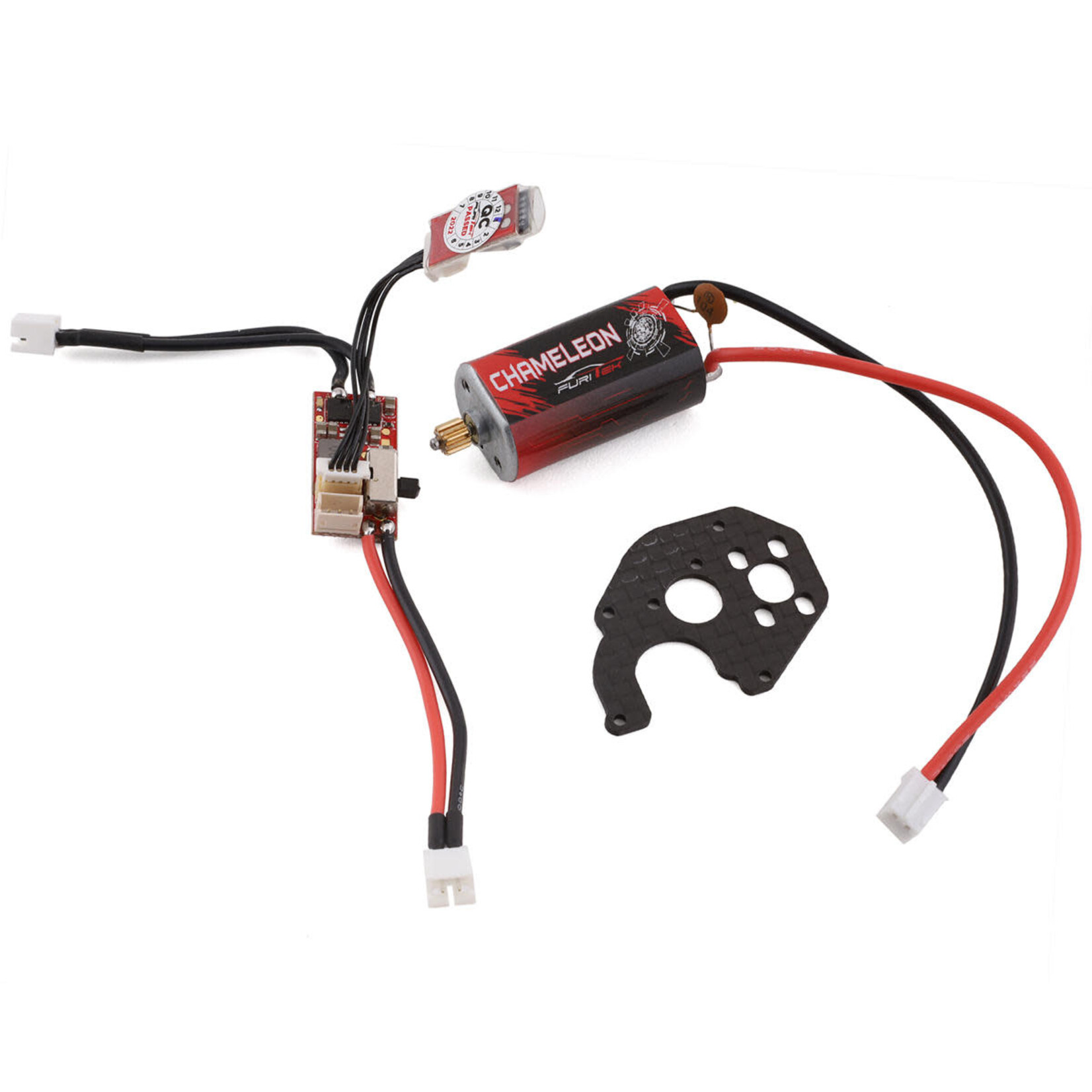 Furitek FTK-FUR-2077 Furitek SCX24 Igmelon Brushed Motor/ESC Combo w/Motor Plate