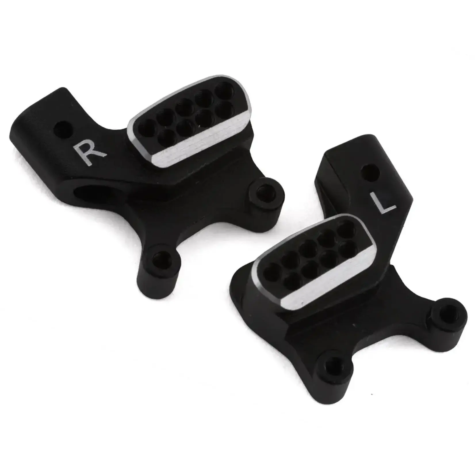 Samix SAMSCX24-6024 Samix SCX24 Aluminum Rear Shock Plate Set (Black)