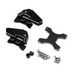 Samix SAMTRX4M-6024-BK Samix Aluminum Rear Shock Mounts for Traxxas TRX-4M (Black) (2)