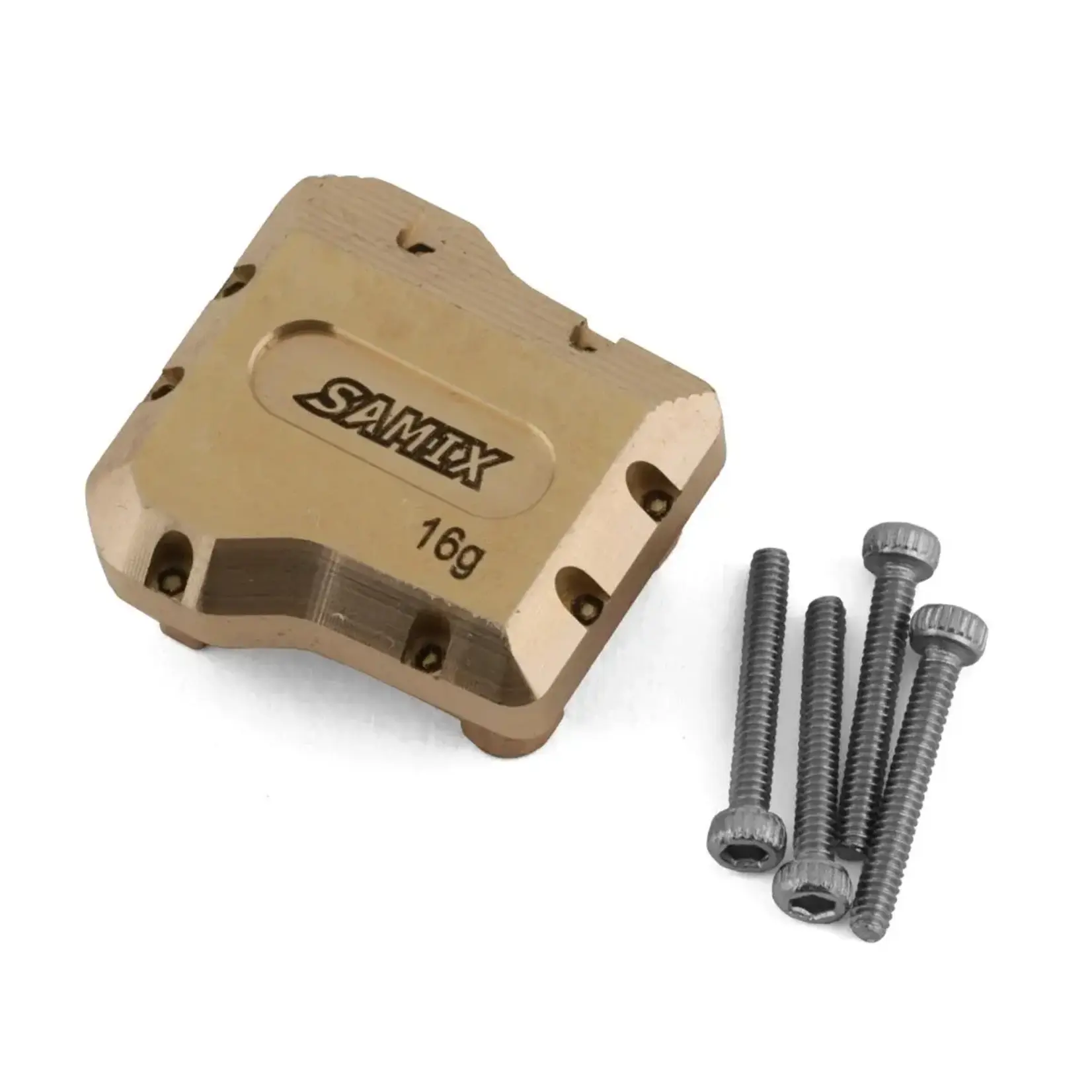 Samix SAMTRX4M-4075G Samix Brass Differential Cover for Traxxas TRX-4M (Gold) (16g)