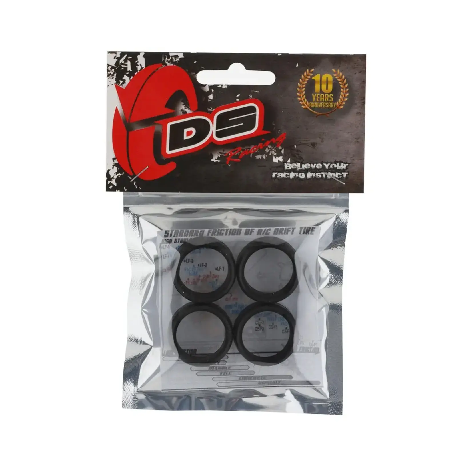 DS Racing MI20-F5W DS Racing Mini-Z 11mm Wide Rear Drift Tires (4) (20mm) (MI-F5)