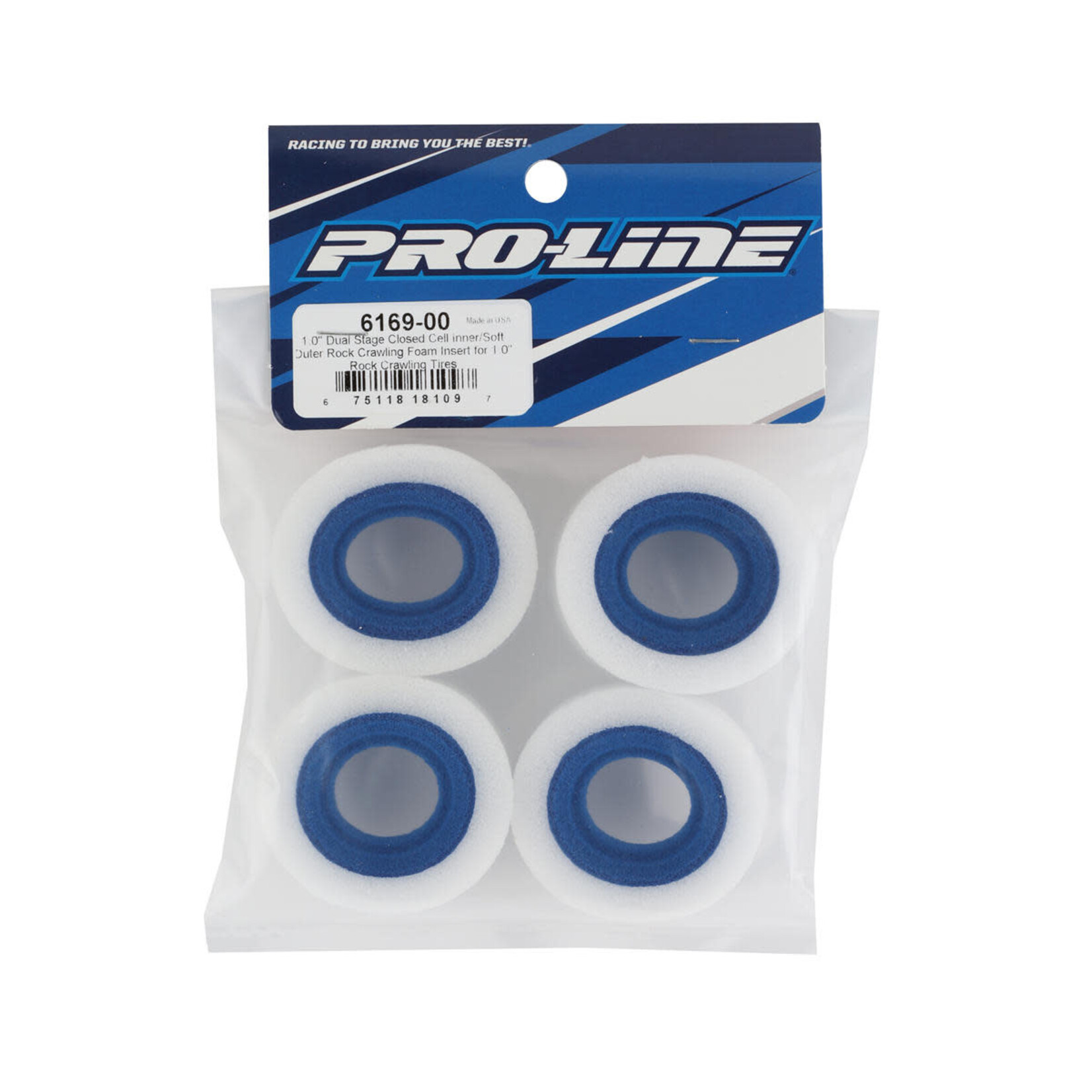 Pro-line Racing PRO616900 Pro-Line 1.0" Dual Stage Rock Crawling Foam (4) (Micro Crawler)