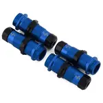 Samix SAMTRX4M-6040-BL Samix Aluminum Threaded Shock Bodies for Traxxas TRX-4M (Blue) (4)
