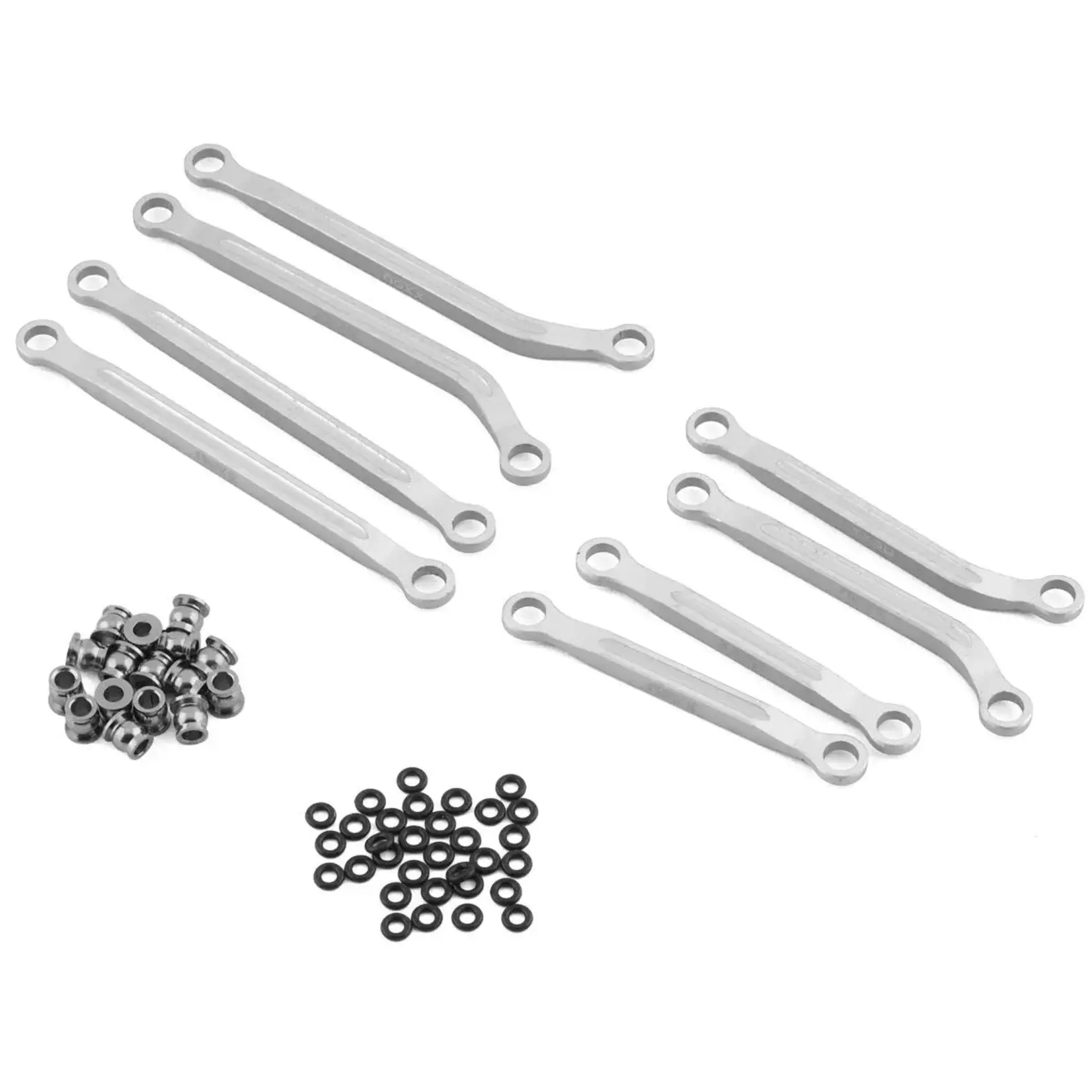NEXX racing NX-383-S NEXX Racing Aluminum High Clearance Links for Traxxas TRX-4M (Silver)