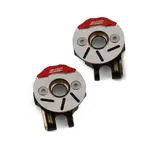 Samix SAMTRX4M-4412FS Samix Brass Steering Knuckles for Traxxas TRX-4M (2) (11g) w/Scale Brake Caliper