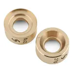 Samix SAMTRX4M-4078G-D Samix Brass Wheel Weights for Traxxas TRX-4M (Gold) (2) (21g)