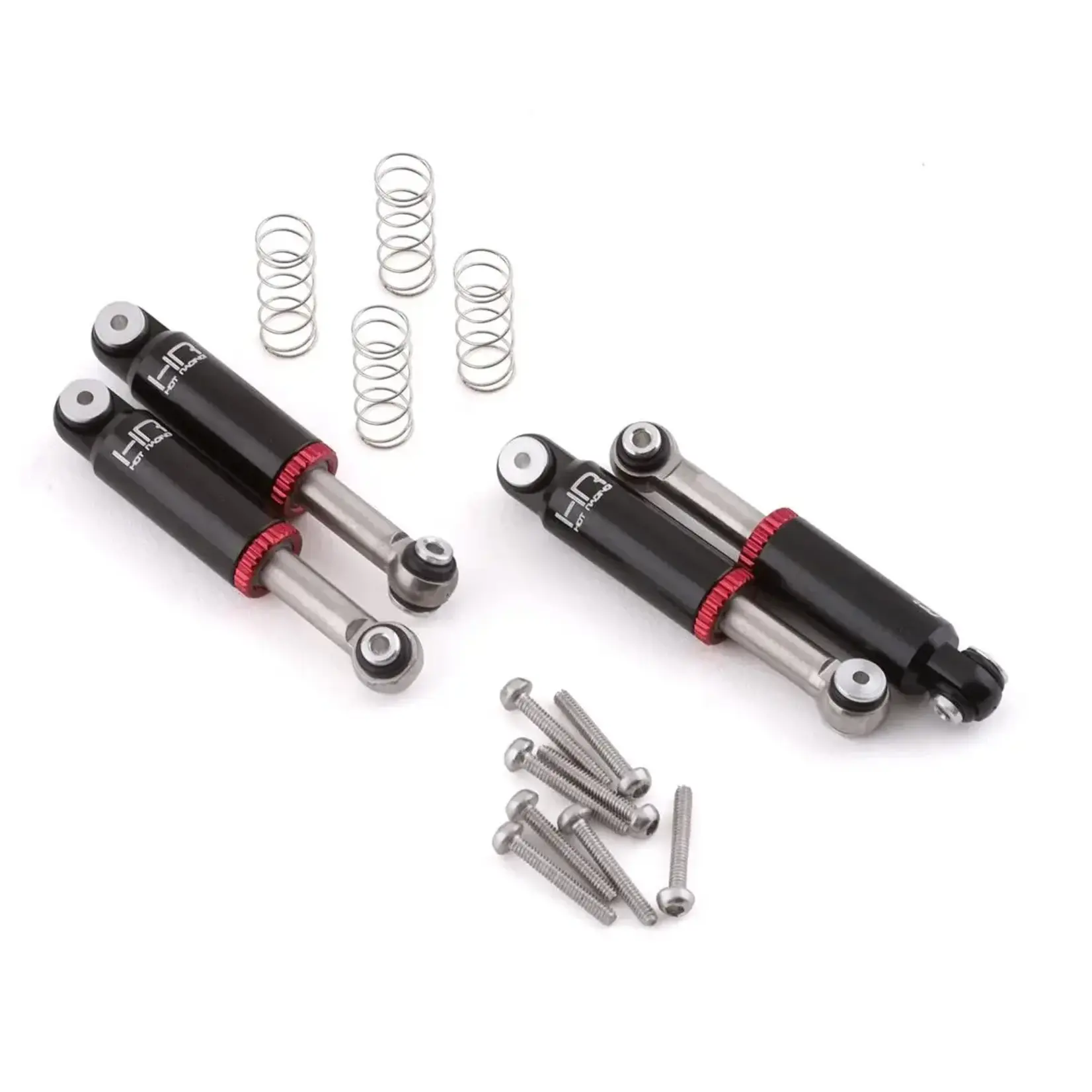 Hot Racing HRASXTF32TD02 Hot Racing Axial SCX24 32mm Internal Spring Air Shocks (Black)