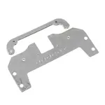 Redcat Racing RER15555 Redcat Monte Carlo/SixtyFour Steering Tray w/Steering Rack (Chrome)