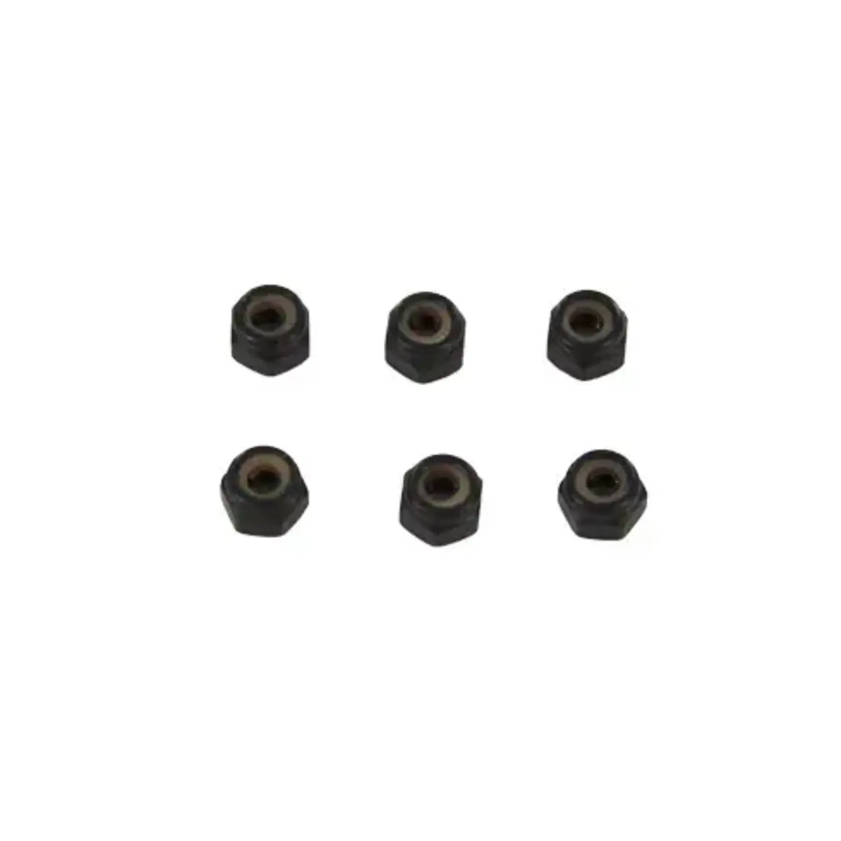 Red Cat RER00317 Redcat 02102 3mm Steel Nylon Insert Locknuts (6pcs)