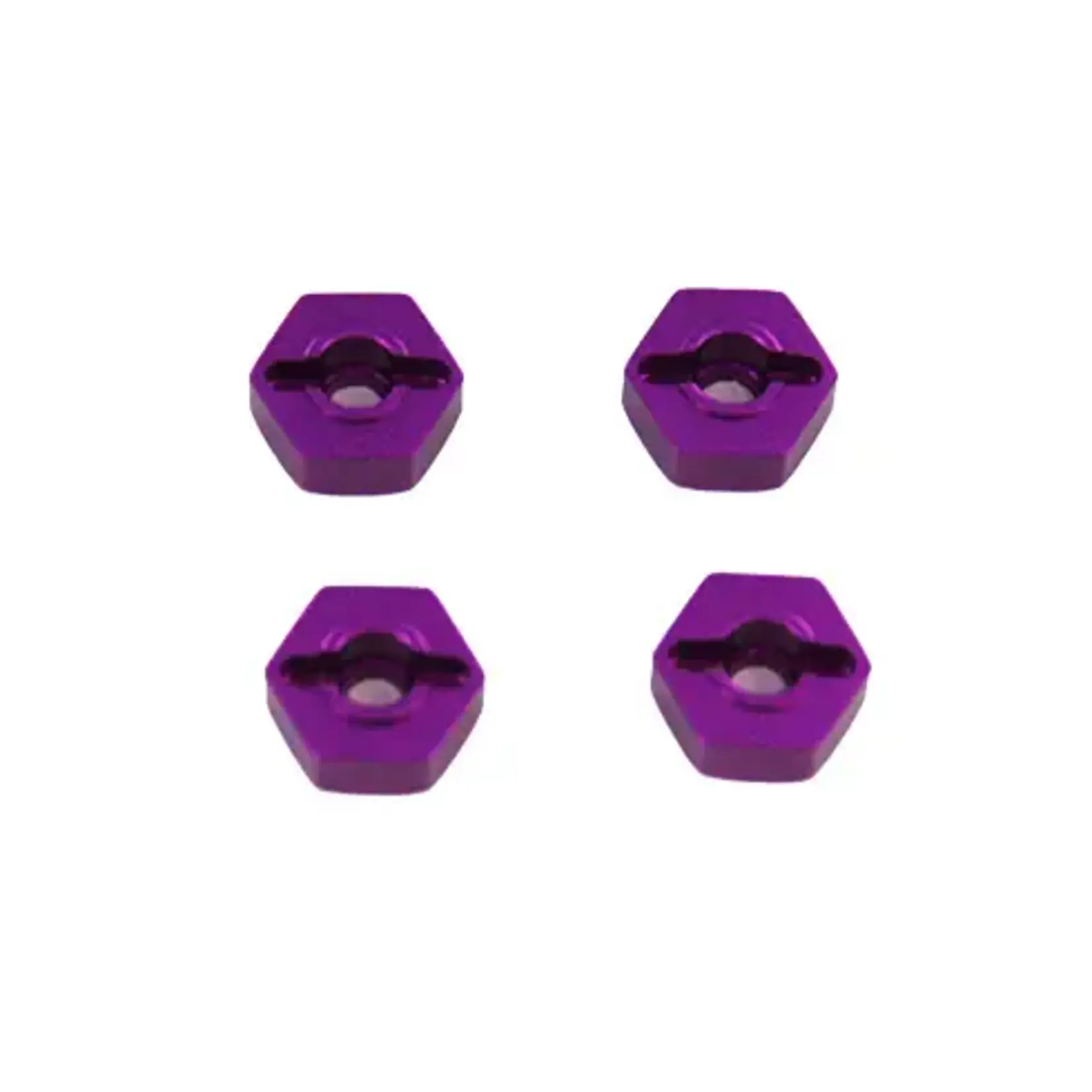 Redcat Racing RER00530 Redcat 02134 Aluminum Wheel Hex (Purples)(12mm)(4pc)