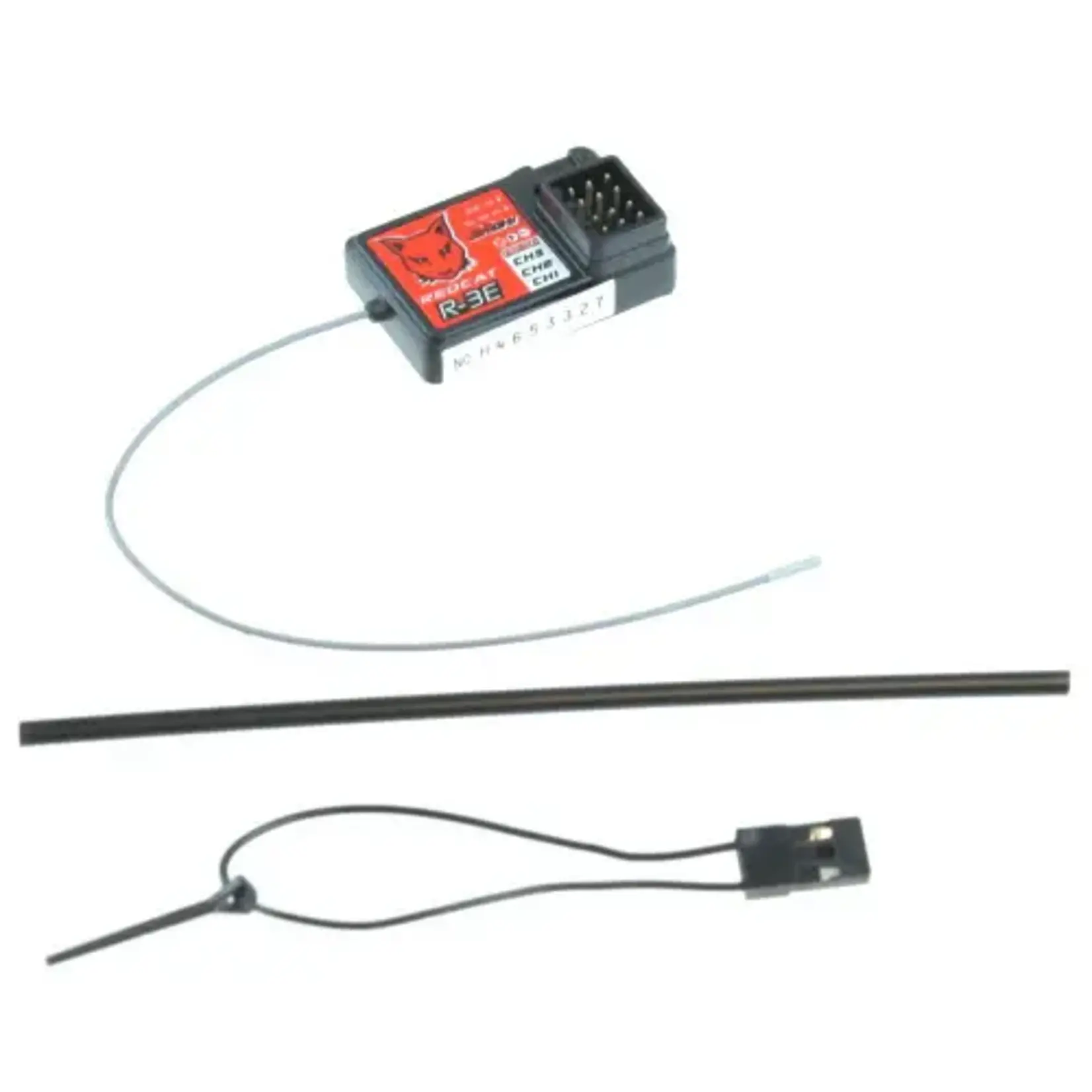 Red Cat RER09434 Redcat 28480 Receiver (Flysky FS-A3) (Compatible with RCR-2CENR Radio)(1pc)