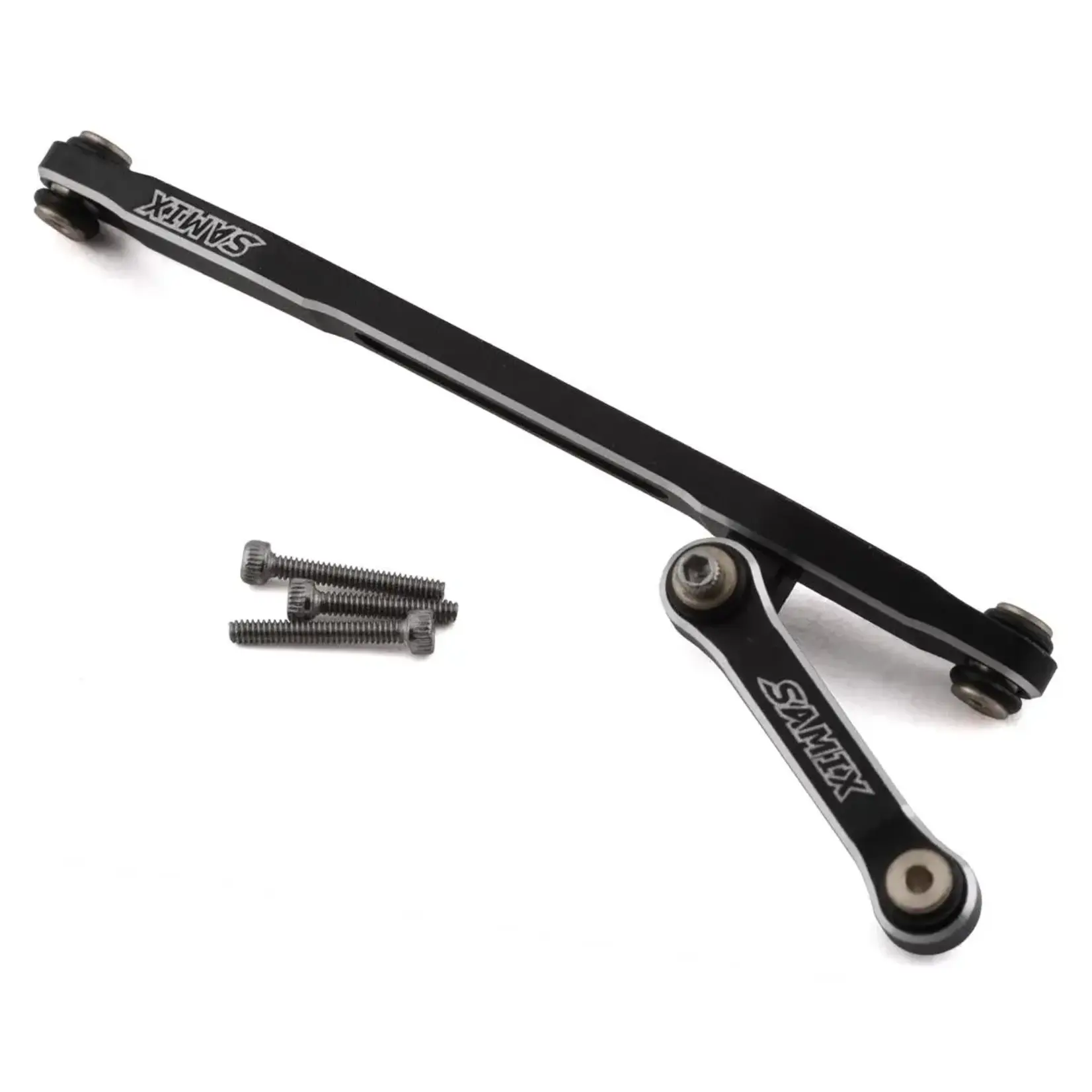 Samix SAMSCX24-6025SS Samix SCX24 Aluminum Steering Link Set (Black)