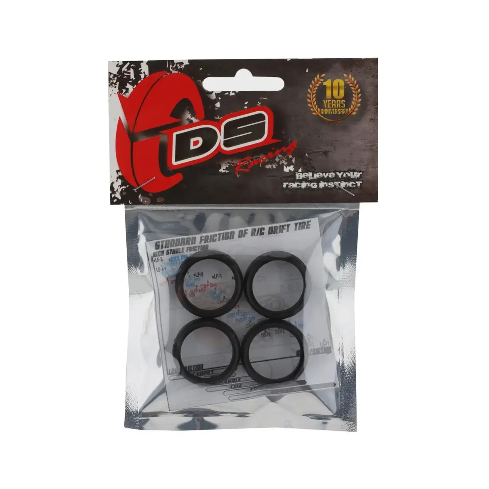 DS Racing DSC-MI20-F5N DS Racing Mini-Z 8.5mm Narrow Front Drift Tires (4) (20mm) (MI-F5)