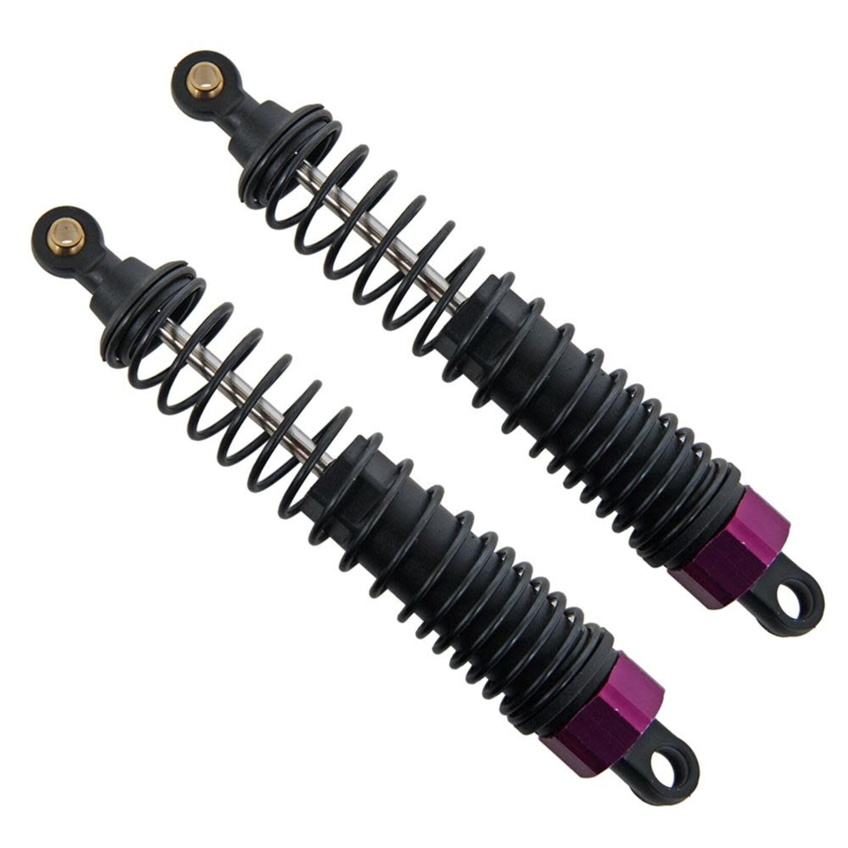 Red Cat RER00320 Redcat 08001 Volcano Plastic Body Shocks w/Black Springs (2)