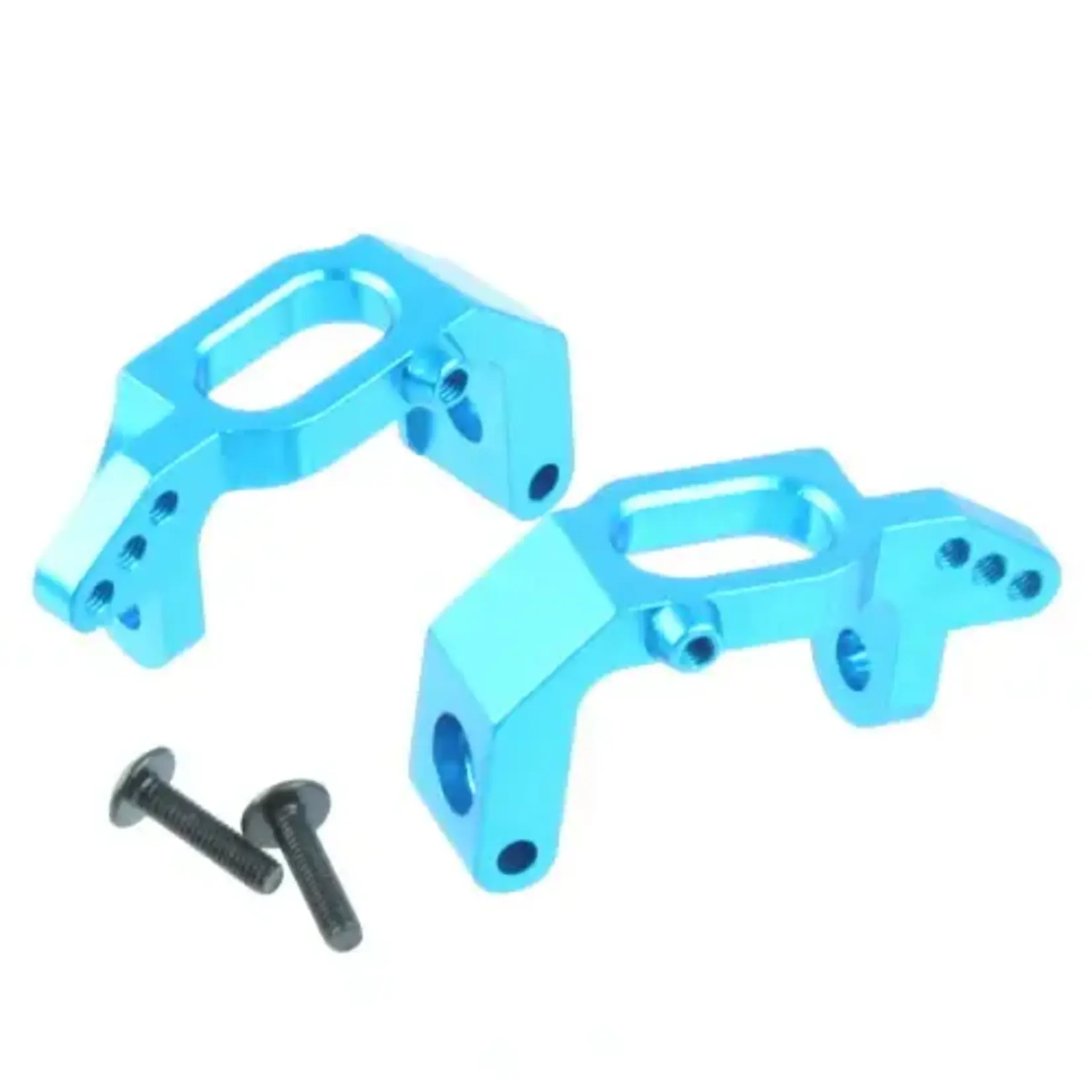 Redcat Racing RER00674 Redcat 02132b Aluminum Front Hub Carriers L/R (Blue) (1pr)