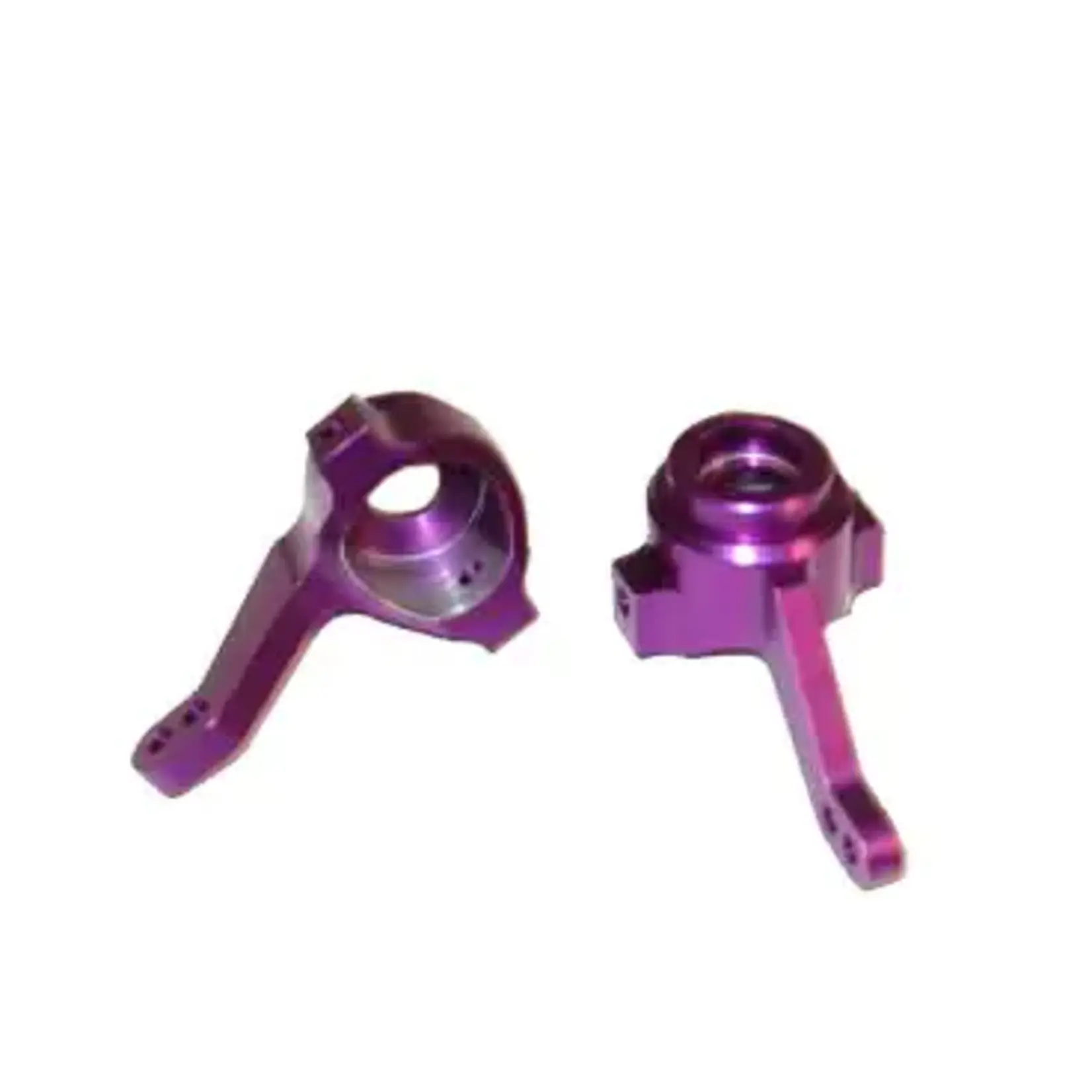 Red Cat RER00732 Redcat 02131P Aluminum Steering Knuckles L/R (Purple) (1pr)