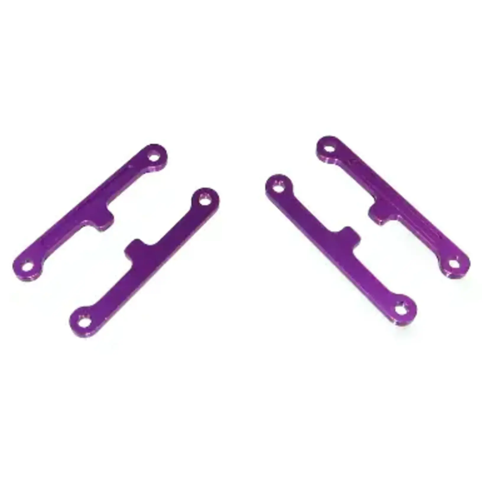 Redcat Racing RER05073 Redcat 102227 Machined Aluminum Front/Rear Inner Hinge Pin Brace (Purple) (4pcs)