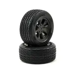 Protoform PRM1014018 Protoform Vintage Racing Pre-Mounted Front Tire (2) (26mm) (Black)