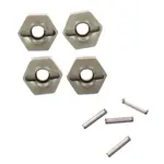Red Cat RER06627 Redcat 180016 Aluminum Wheel Hex Mount w/Pins (4)