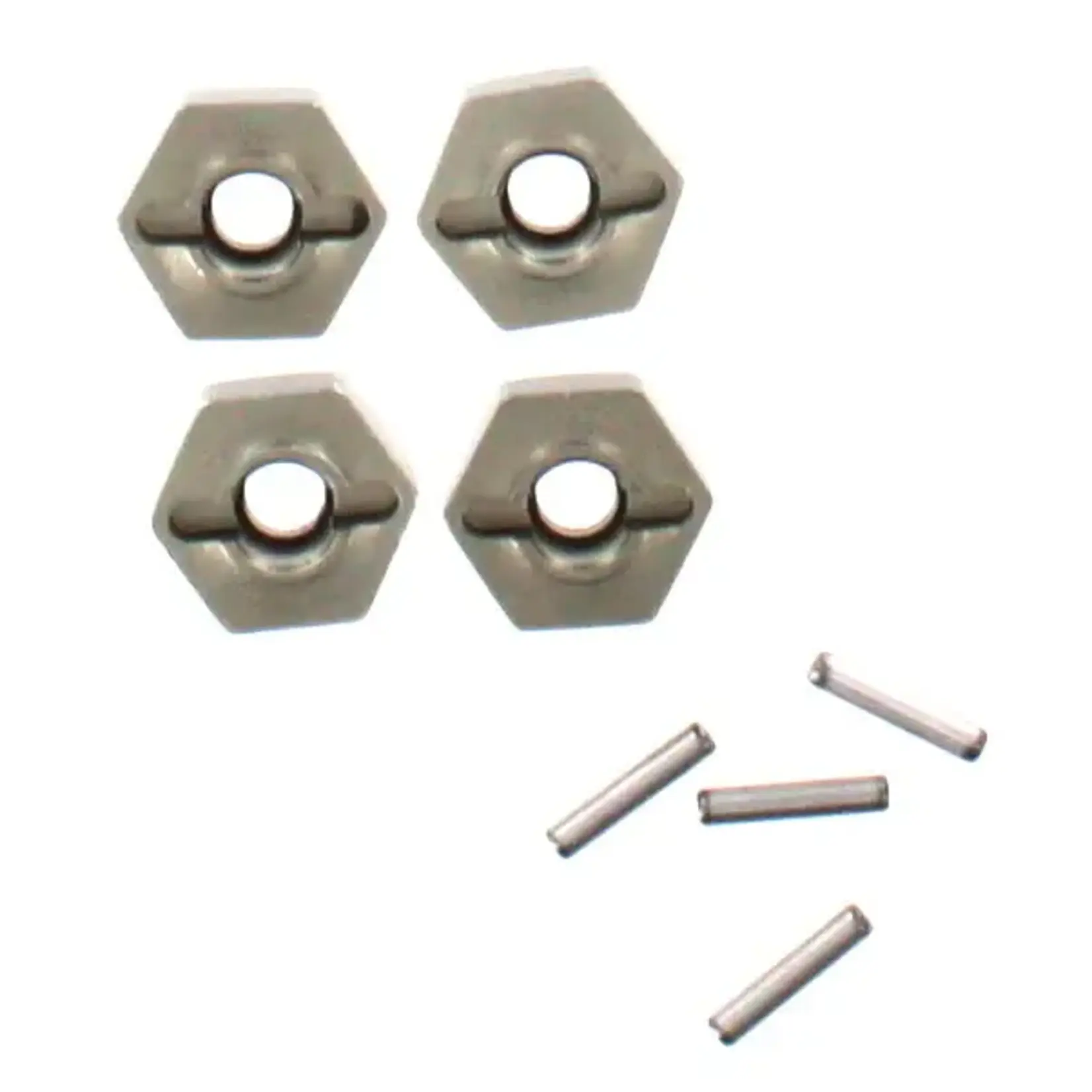 Red Cat RER06627 Redcat 180016 Aluminum Wheel Hex Mount w/Pins (4)
