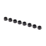 Traxxas TRA2745X Traxxas 3mm Nylon Locking Nuts (Black) (8)