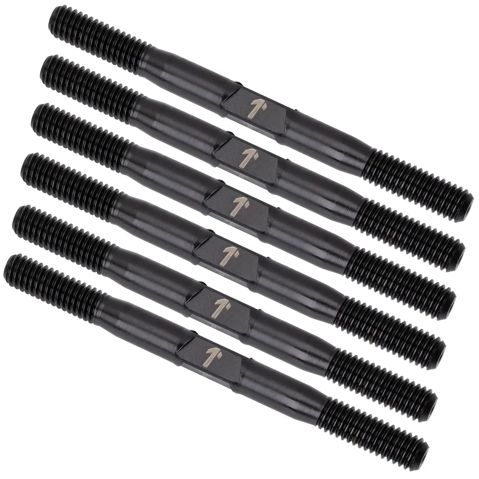 1UP 1UP74912-BLACK 1up Racing Pro Duty Titanium Turnbuckle Set - AE B84/B84D - Black Nitride