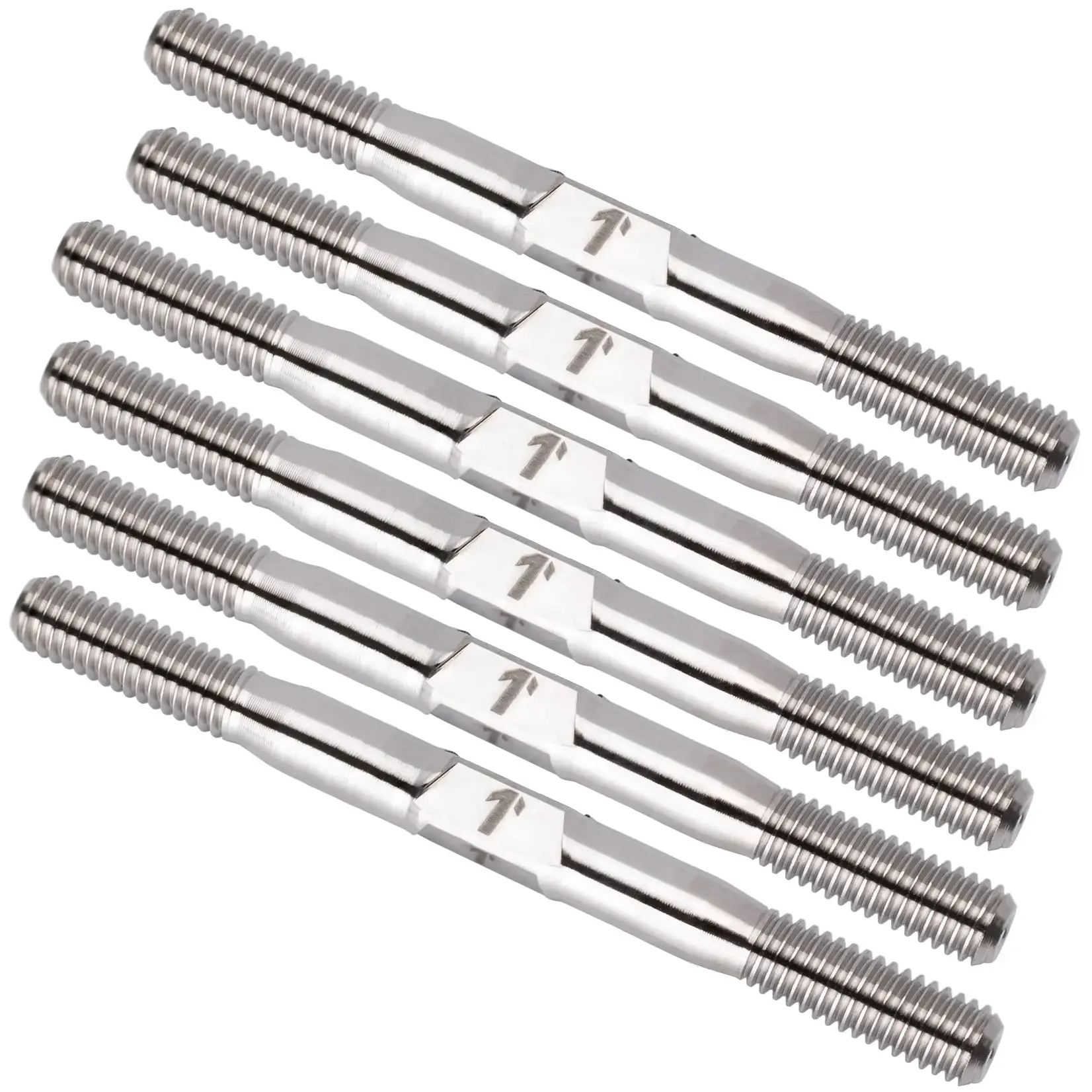 1UP 1UP74940-RAW 1up Racing Pro Duty Titanium Turnbuckle Set - Xray XB4 '26 - RAW