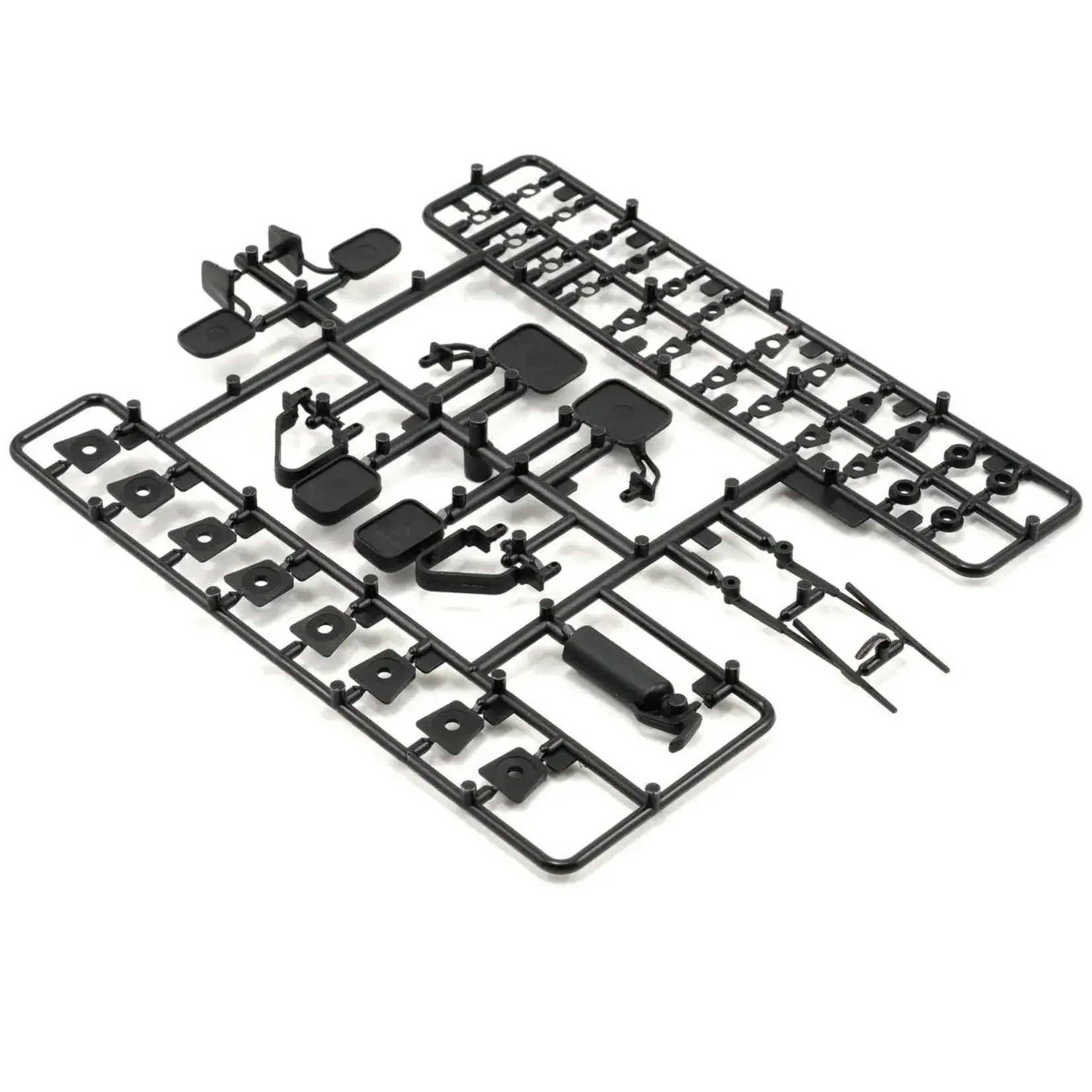 Axial AXI80038 Axial SCX10 II Exterior Detail Parts Tree (Black)