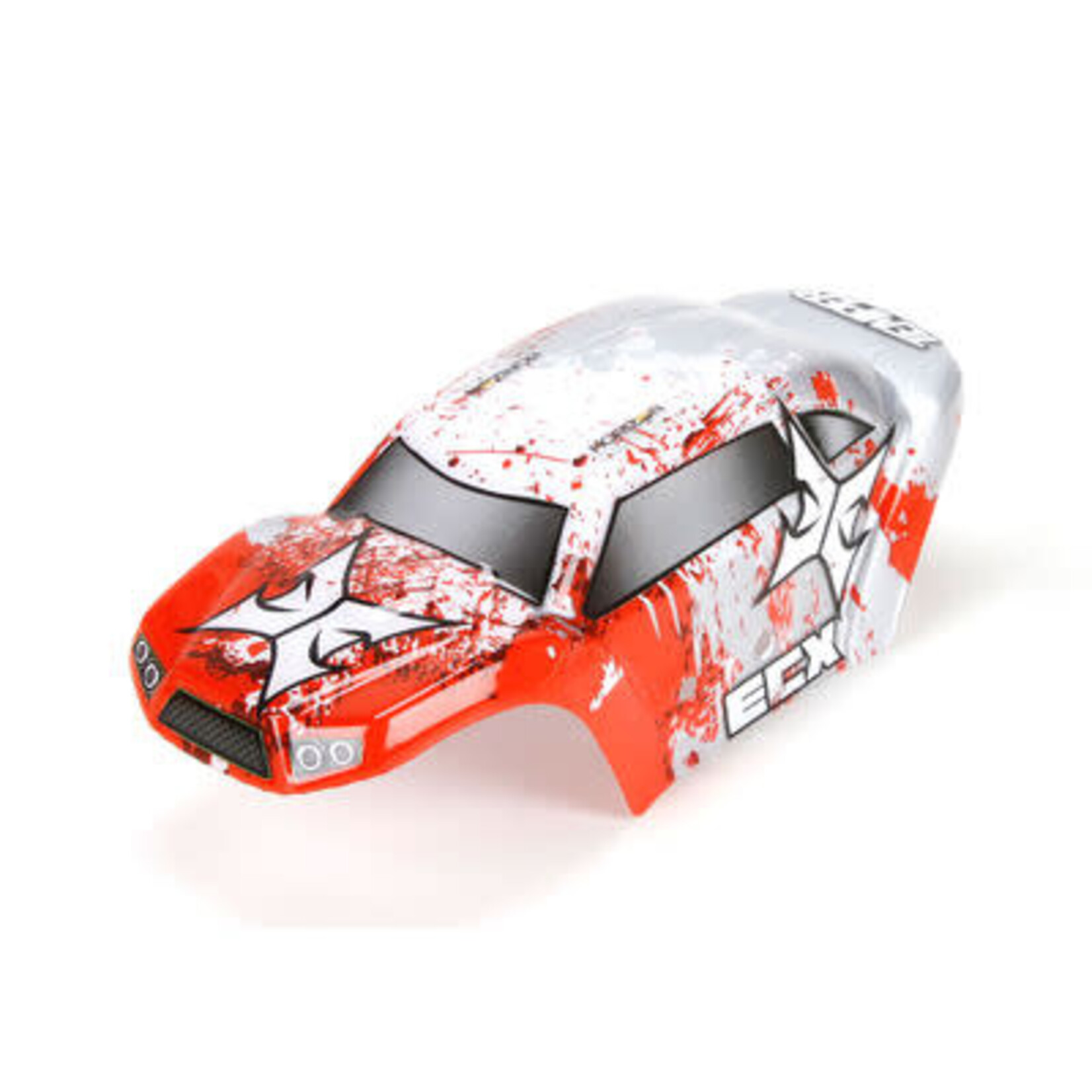 ECX **ECX200008 ECX Body Set, Decorated, Red/White: 1/24 Temper