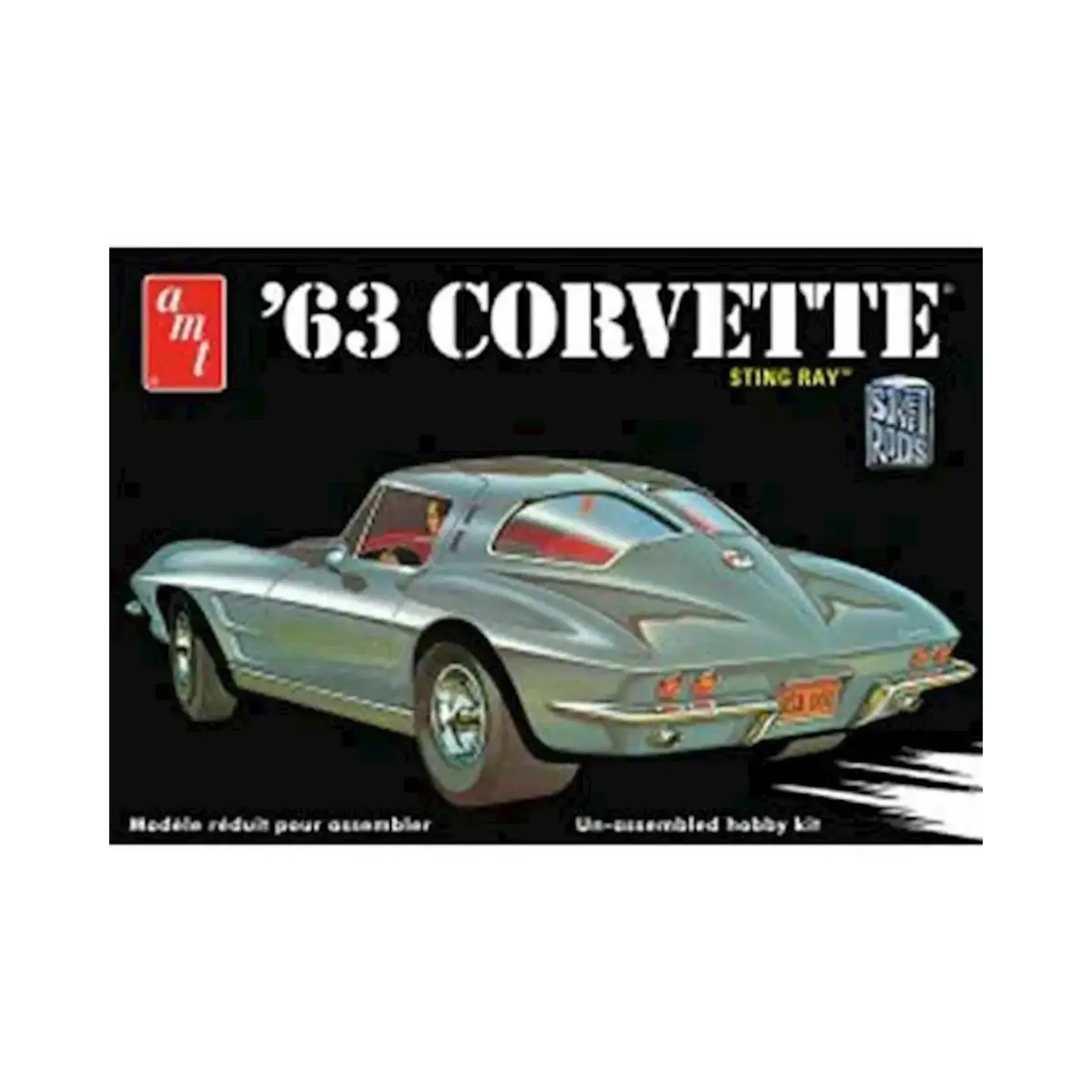 AMT AMT861 AMT 1/25 1963 Chevy Corvette Model Kit