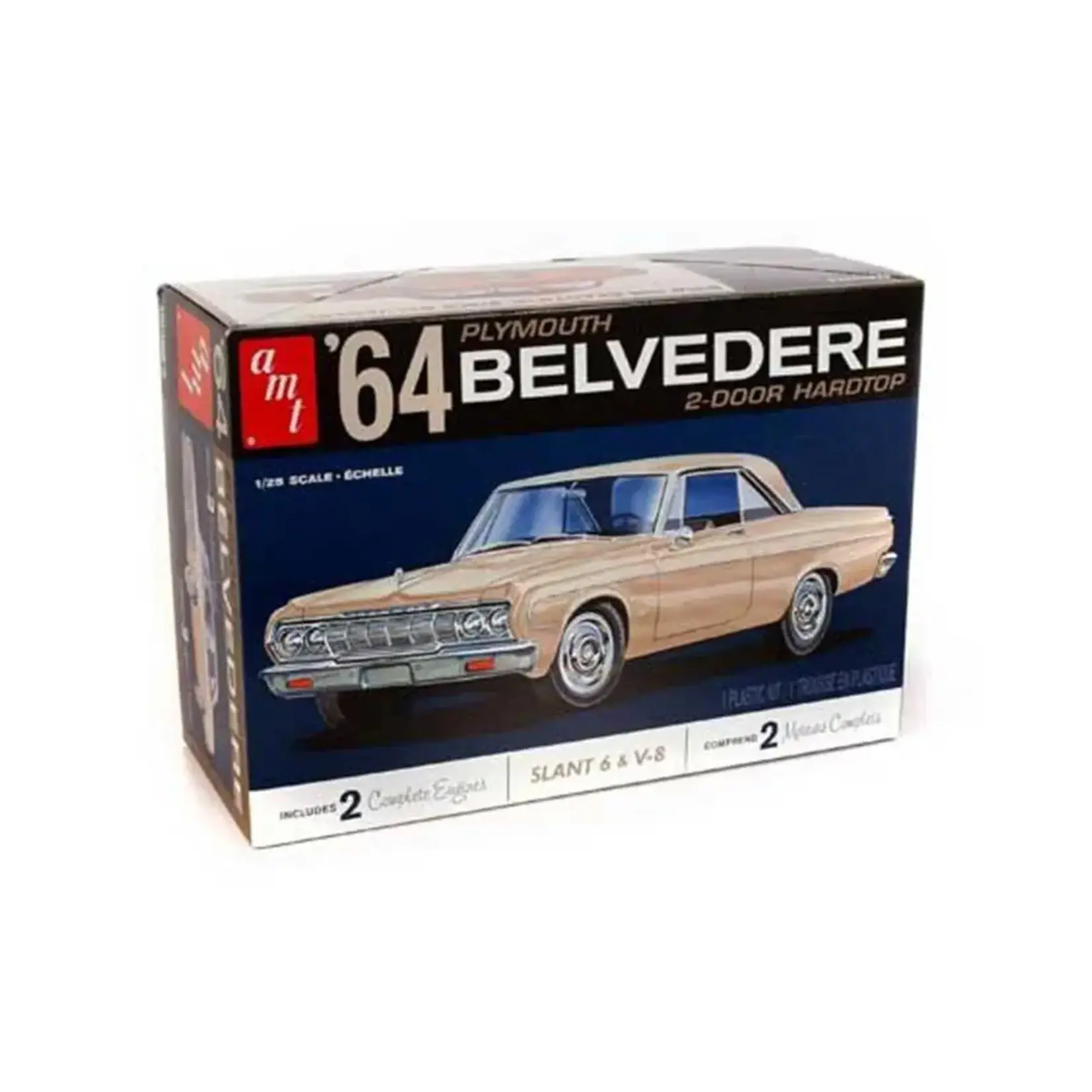 AMT AMT1188M AMT 1 25 1964 Plymouth Belvedere w Straight 6 Engine