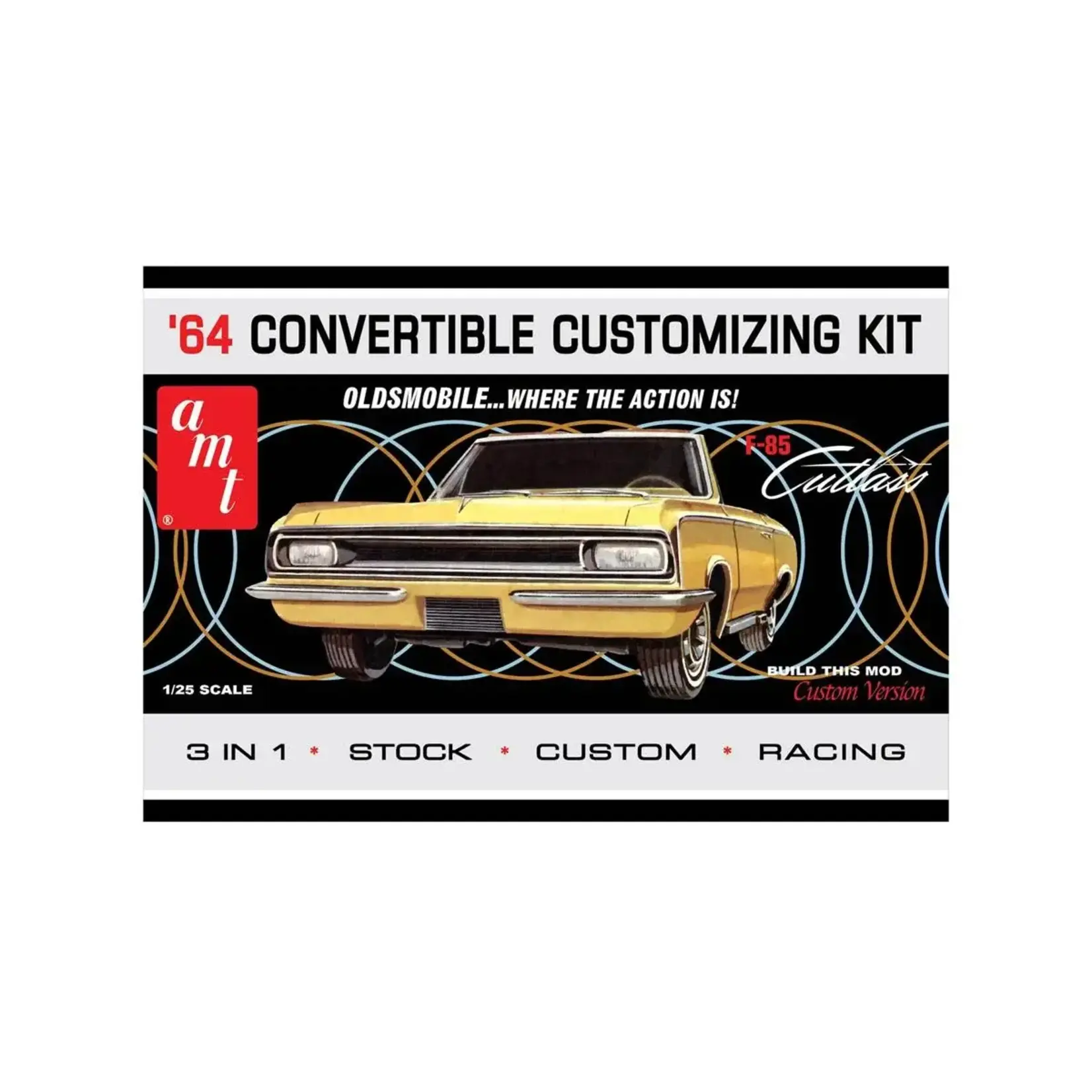 AMT AMT1200 AMT 1/25 1964 Olds Cutlass F-85 Convertible Model Kit
