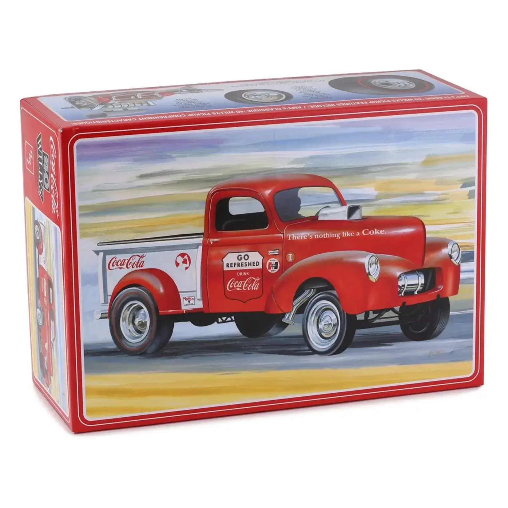 AMT AMT1145M AMT 1/25 1940 Willys Pickup Gasser Coca Cola Model Kit