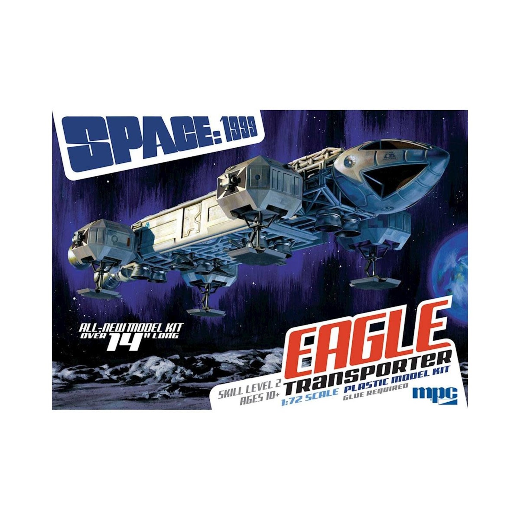 MPC MPC913 Round 2 MPC 1/72 Space 1999 Eagle Transporter 14" Model Kit