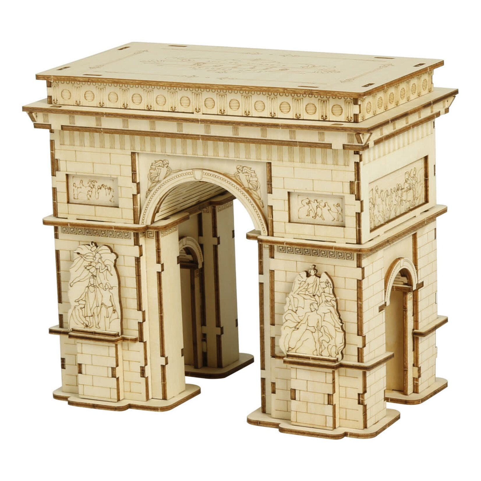 Robotime ROETG502 Robotime Classic 3D Wood Puzzles; Arc de Triomphe