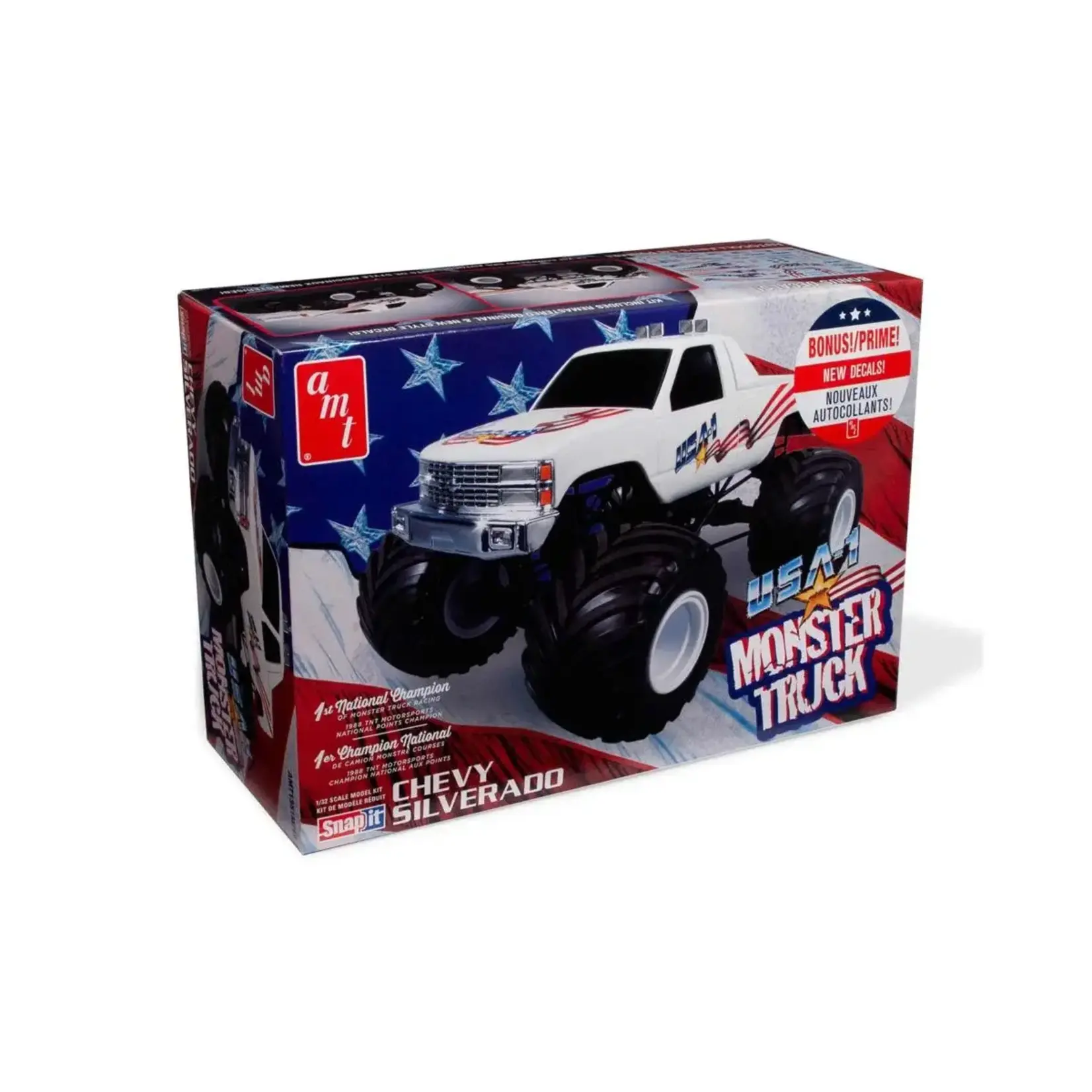 AMT AMT1351M AMT 1/32 USA-1 Monster Truck 2T Model Kit