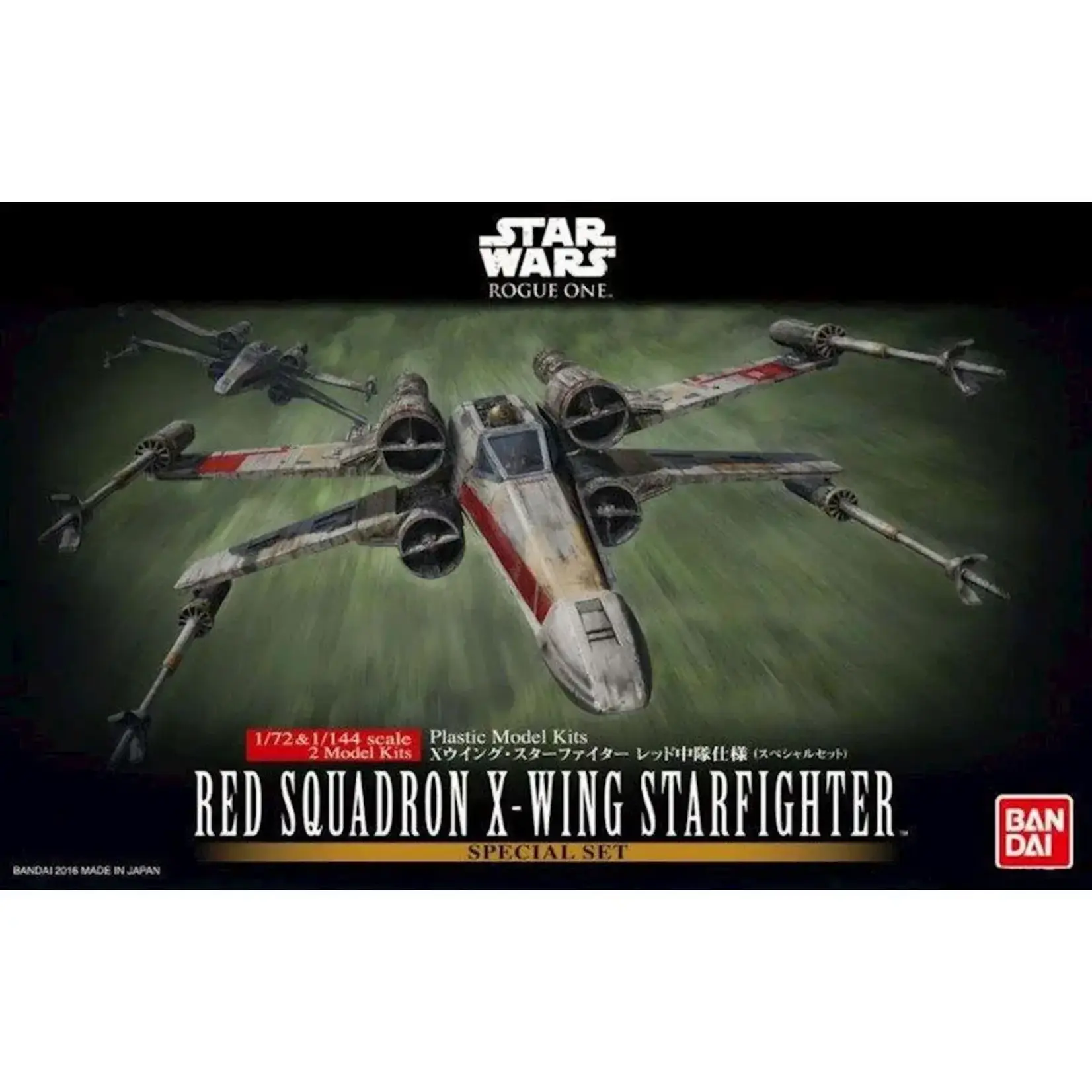 Bandai BAS2352447 Bandai 1/72 Red Squadron X-Wing Starfighter Rogue One